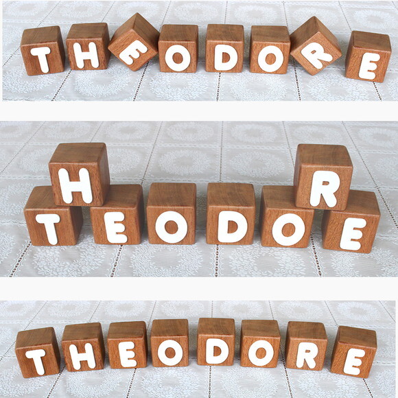 Cubos com Letras do Nome Cubos de Madeira Decoração Infantil
