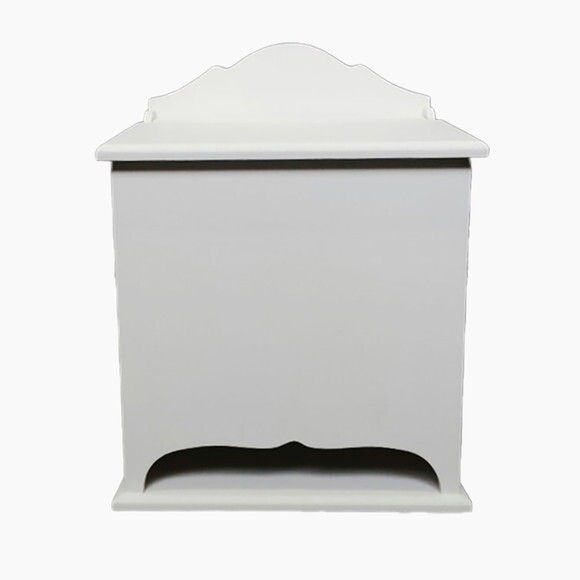 Porta Fraldas em mdf Pintado de Branco.