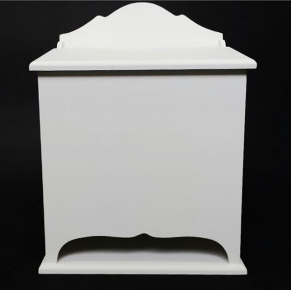 Porta Fraldas em mdf Pintado de Branco.