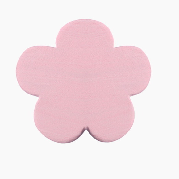 Puxador Infantil Flor Rosa, Kit com 6 Unidades