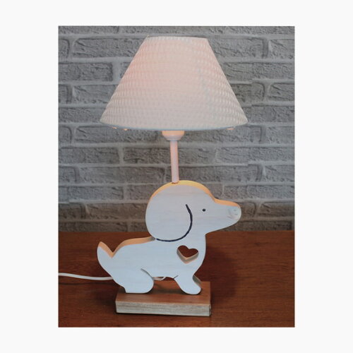 Abajur Infantil Kit 2 Cachorrinhos