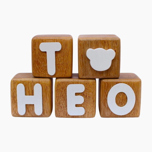 Cubos com Letras do Nome Cubos de Madeira Decoração Infantil
