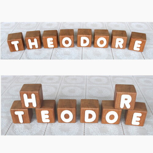 Cubos com Letras do Nome Cubos de Madeira Decoração Infantil