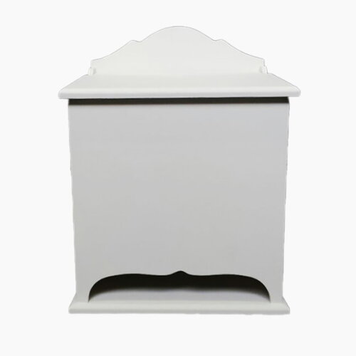 Porta Fraldas em mdf Pintado de Branco.