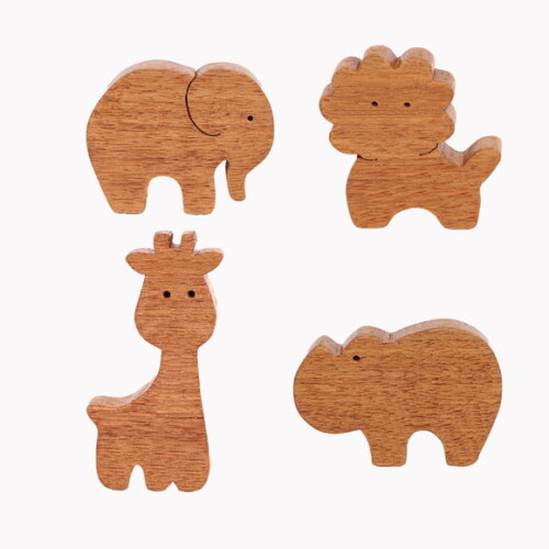 Puxador Safari, Kit com 4 Unidades Decoração Bebe