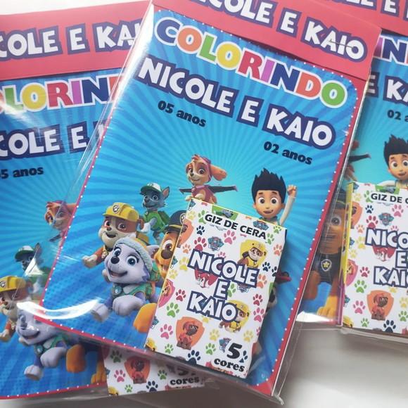 Mini Kit Colorir + Giz de Cera Frozen