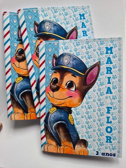 Mini Kit Colorir + Giz de Cera Patrulha Canina