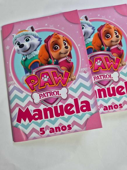 Mini Kit Colorir + Giz de Cera Patrulha Canina Skye