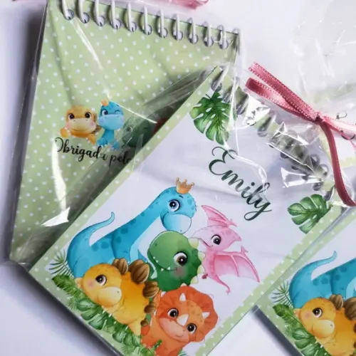 Bloquinho Personalizado Dino Baby