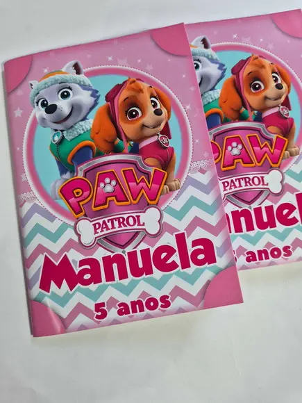 Mini Kit Colorir + Giz de Cera Patrulha Canina Skye