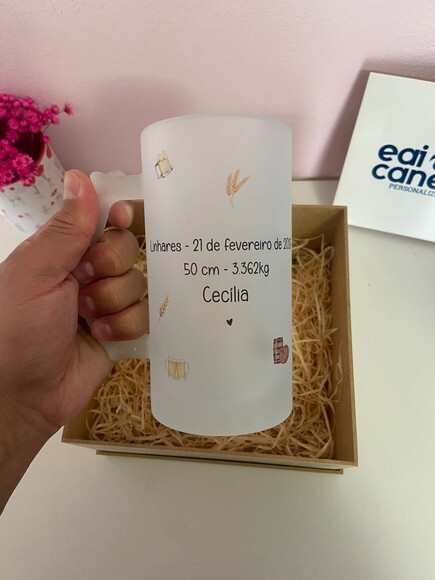 Kit Caixa Convite Dindos