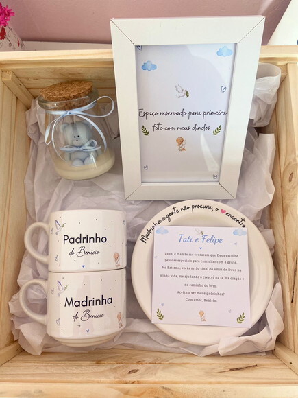 Kit Convite Padrinhos de Batismo