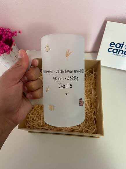 Kit Caixa Convite Dindos