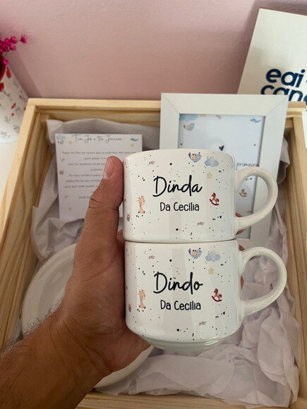 Kit Convite Padrinhos de Batismo
