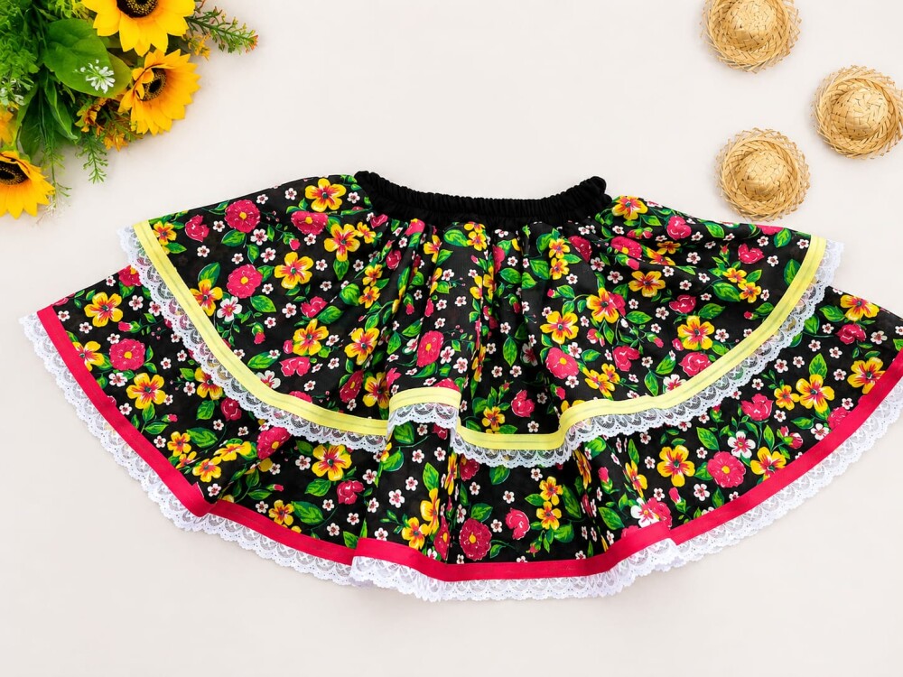Saia Junina de chita
