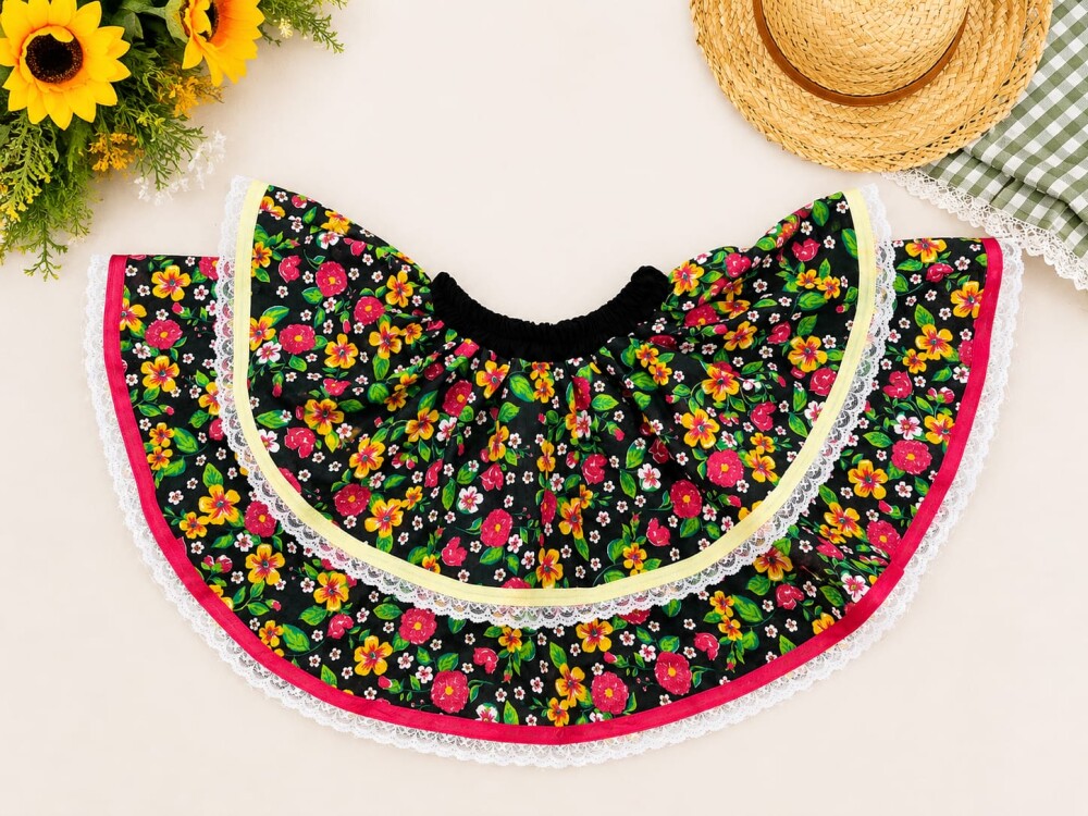 Saia Junina de chita