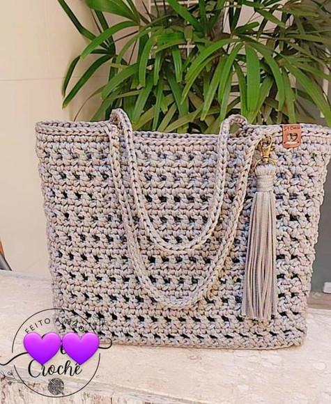 Bolsas de Crochê e Chinelos de Praia