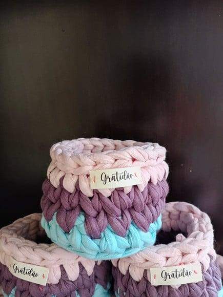 Mini Cachêpos de Crochê