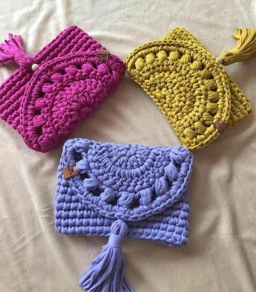 Bolsa de Crochê