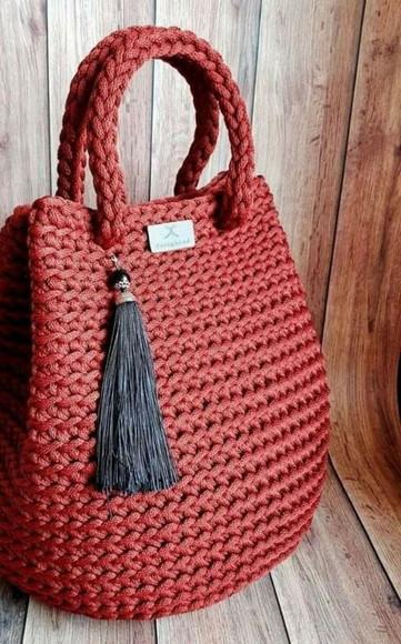 Bolsa de Crochê