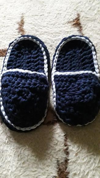 Pantufas de crochê adulto