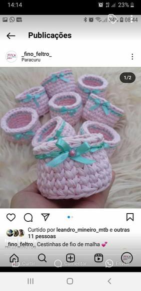 Cachêpos de Crochê