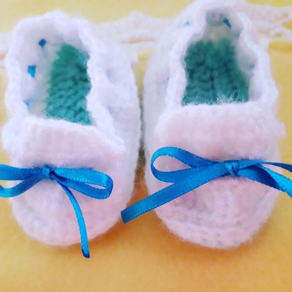 Sapatinhos para bebê branco