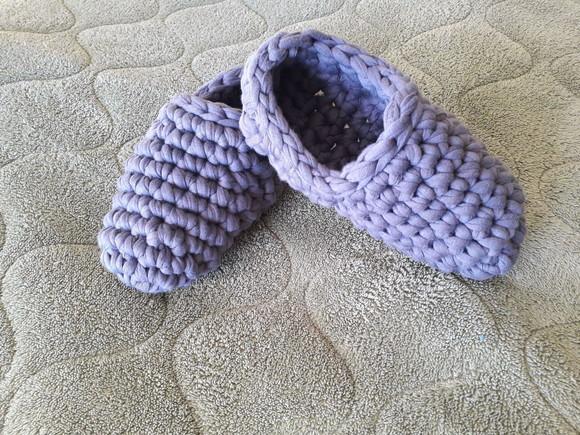 Pantufas infantis cinza meninos