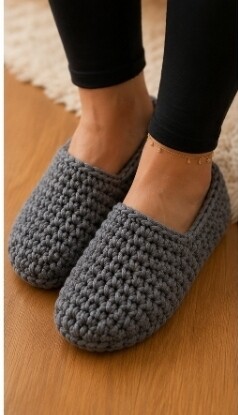 Pantufas de malha