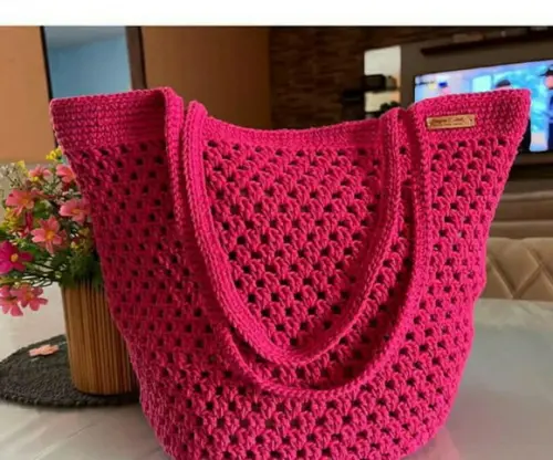 Bolsa de Crochê
