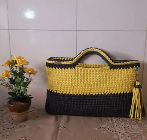 Bolsa de Crochê
