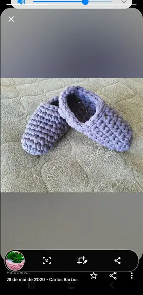 Pantufas de Malha