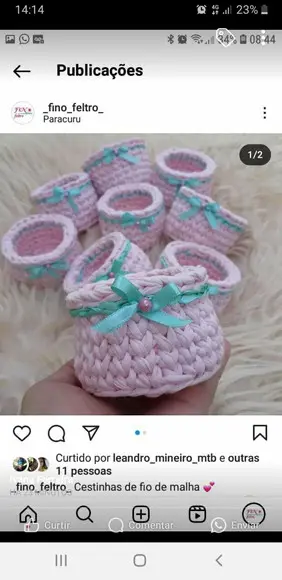 Cachêpos de Crochê