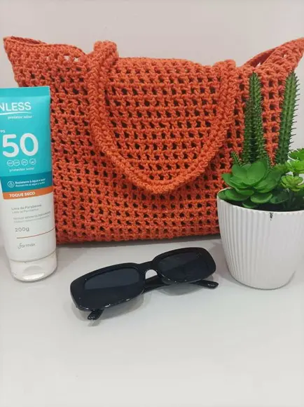 Bolsa de Crochê