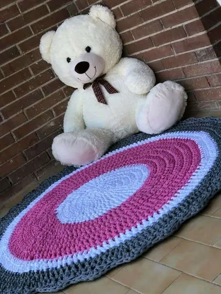 Tapete infantil rosa