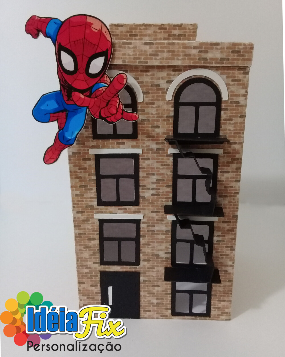 Centro de mesa Homem Aranha