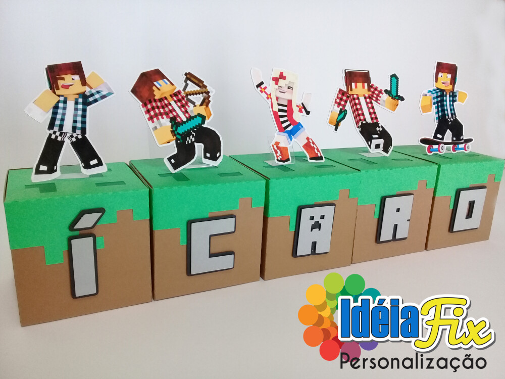 Caixa cubo Minicraft