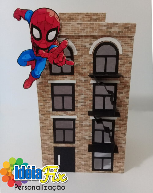 Centro de mesa Homem Aranha