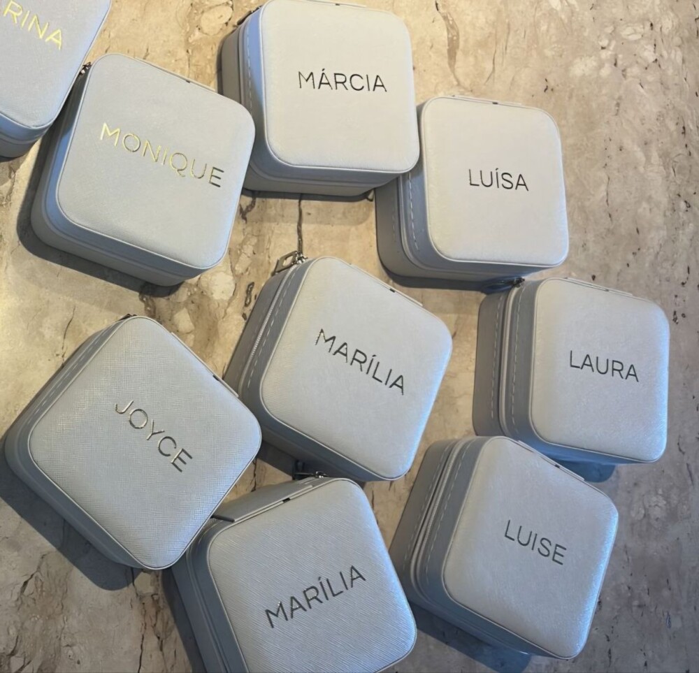 Kit com 5 Nomes Termocolantes no Filme de Recorte para Personaliz
