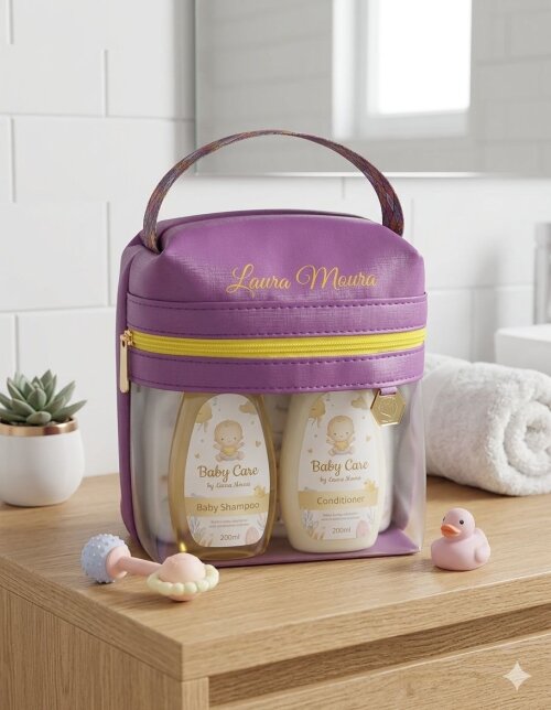Necessaire Para Shampoo/condicionador P De 200ml