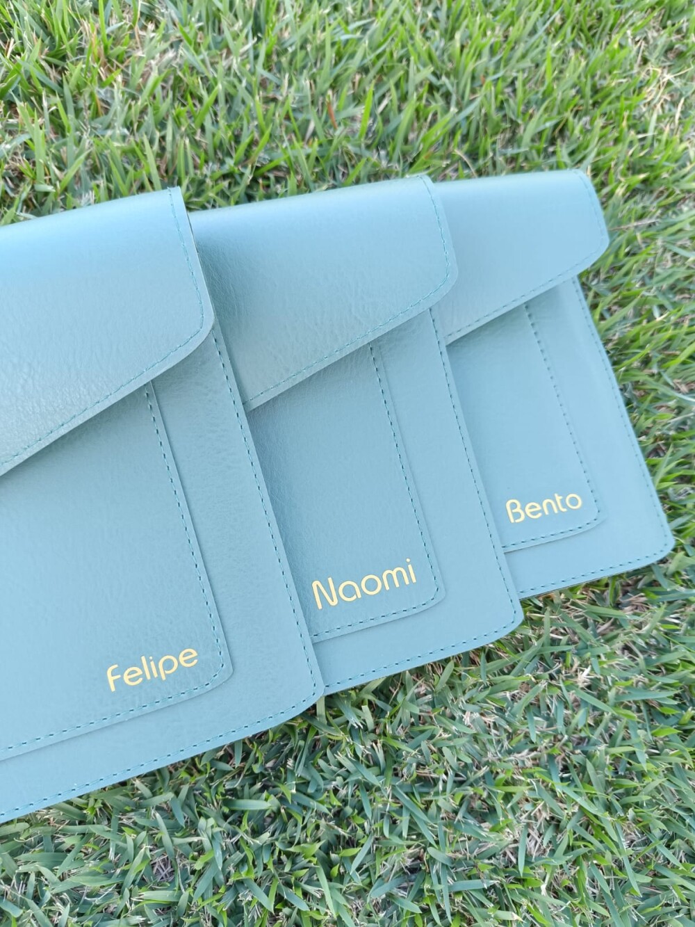 Capa para caderneta de vacinação em couro sintético Personaliz