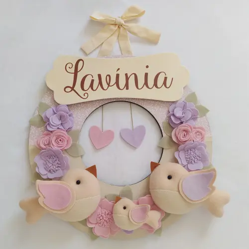 Guirlanda com Base de MDF
