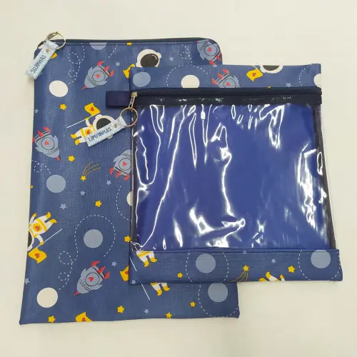 Kit Bolsa do Bebê - Astronautas