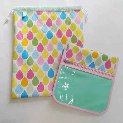 Kit Bolsa do Bebê - Gotas Coloridas