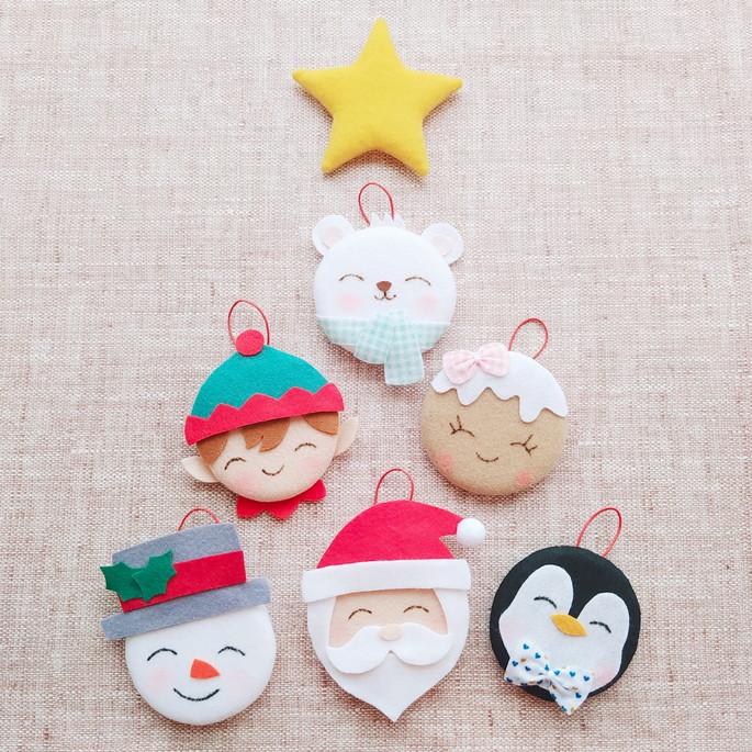 Árvore de Natal Interativa de Feltro Montessori Tam P.2