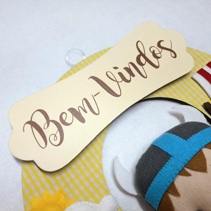 Guirlanda Porta de Maternidade Viking - Nome do Bebê