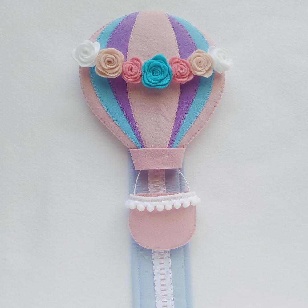 Porta Tiara, Laços e Fitas - Balão Florido