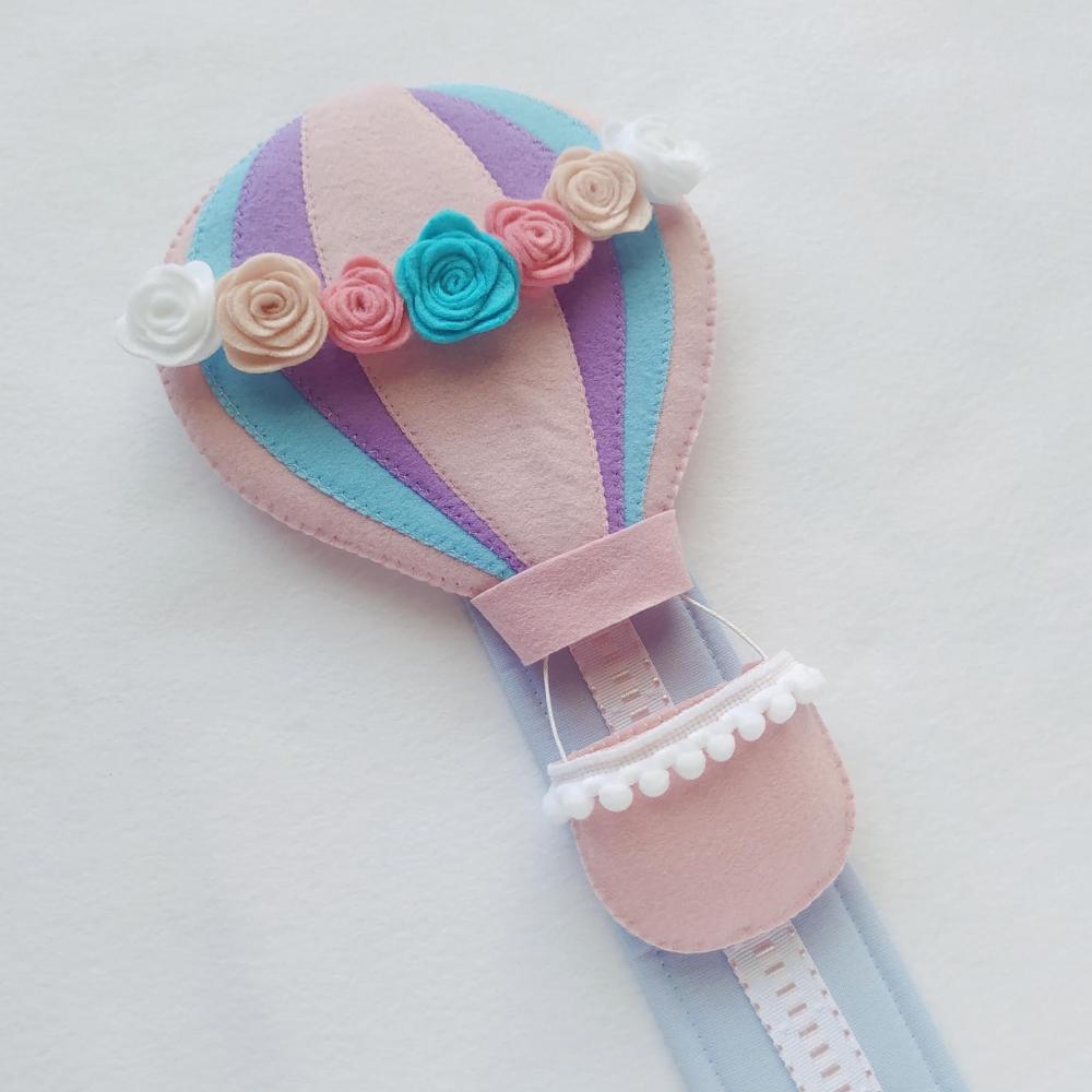 Porta Tiara, Laços e Fitas - Balão Florido