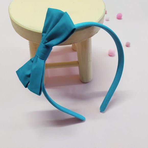 Tiara com Laço Libélula Verde