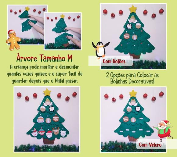 Apostila Árvore de Natal Interativa + Bolinhas Decorativas